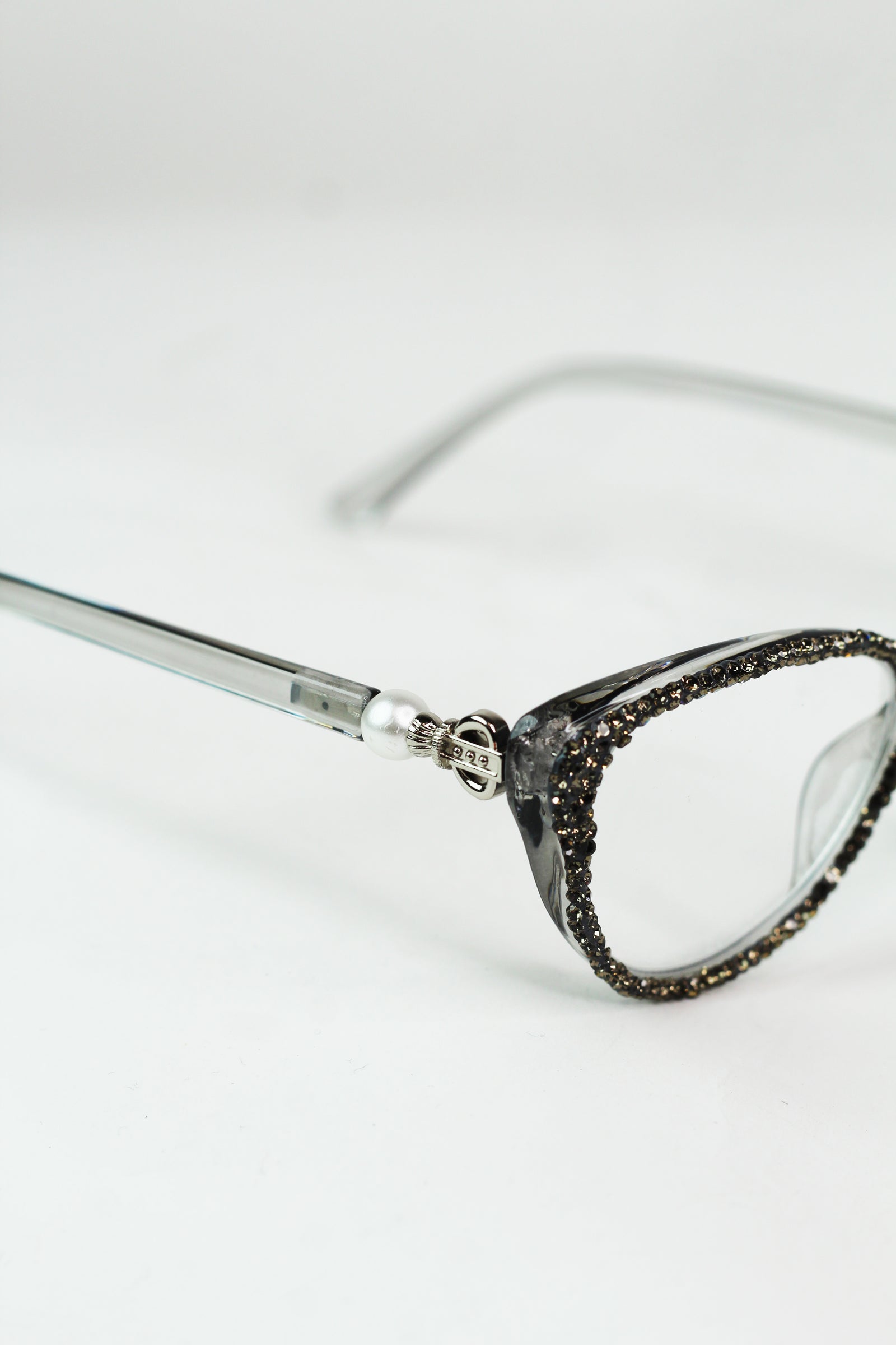 Rounded Frame Rhinestone Readers