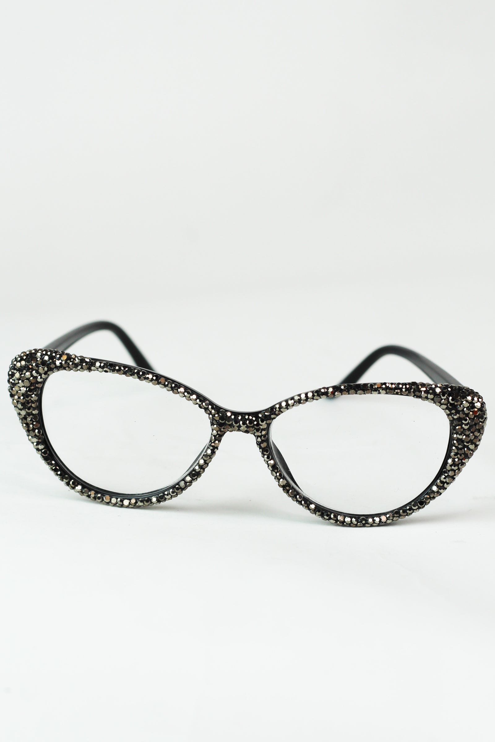 Cat Eye Rhinestone Readers