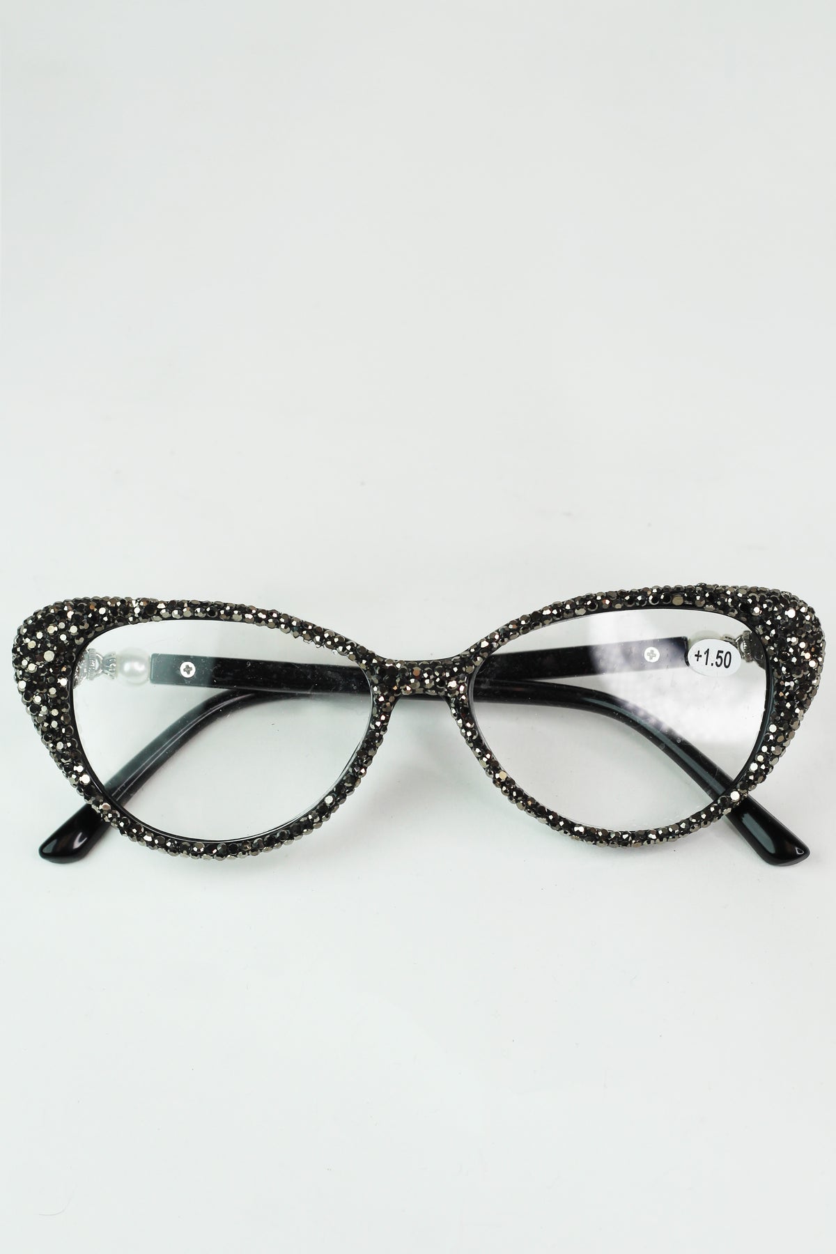Cat Eye Rhinestone Readers
