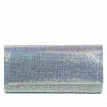 All Rhinestone Covered Satin Clutch Purse