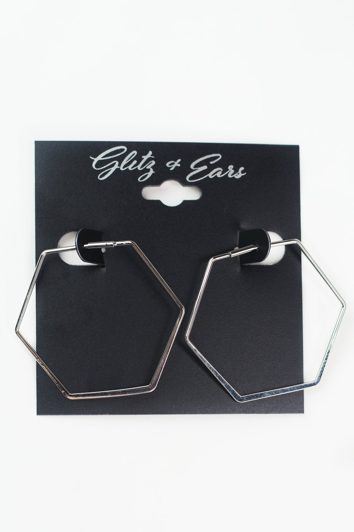 Octagon Hoop Earrings