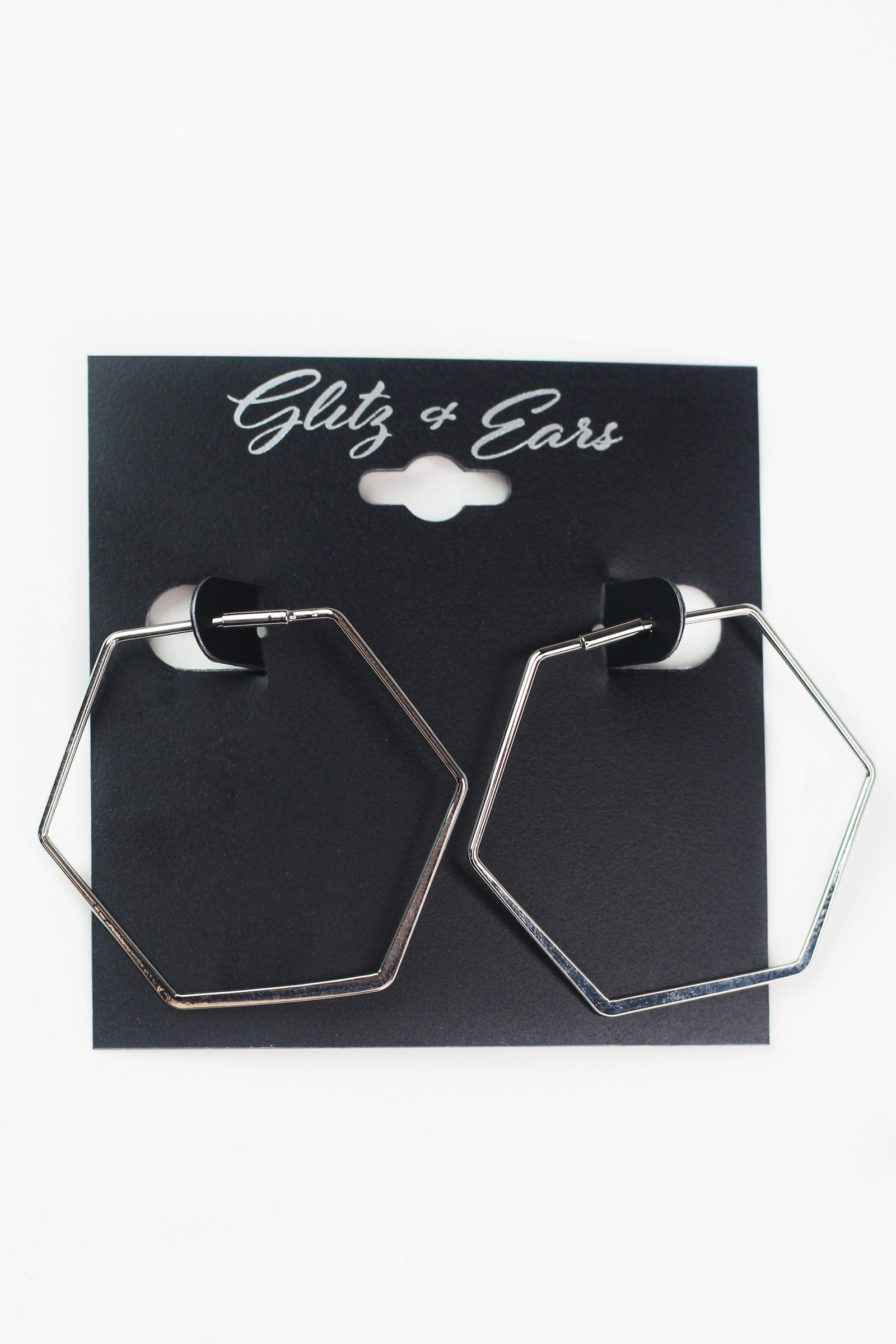 Octagon Hoop Earrings