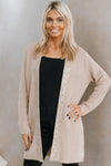 Rhinestone Trim Knit Cardigan