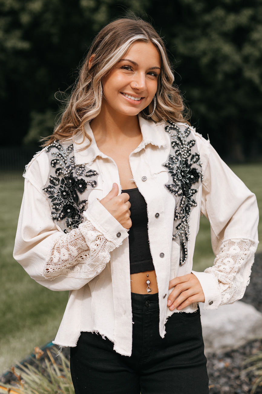 American Flag Sequin Jacket - Glitz & Ears Boutique