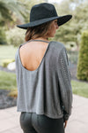 High & Low Open Back Stone Top