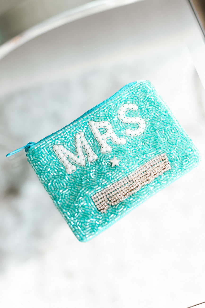 &quot;Mrs.&quot; Beaded Coin Purse (SALE)