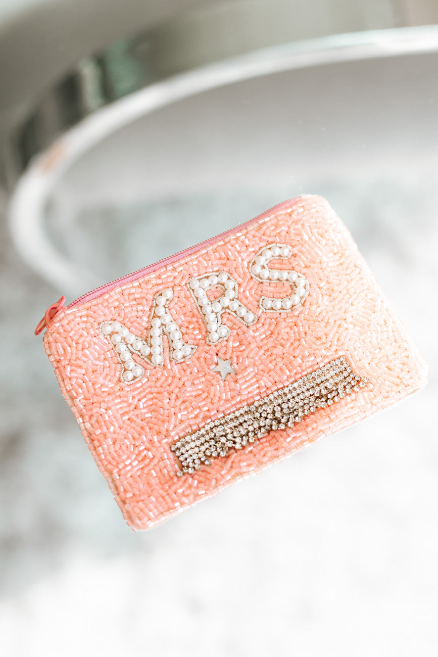 "Mrs." Beaded Coin Purse (SALE)