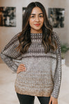 Distressed Rays Knitted Sweater