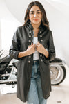 Solid Sargent Button Up Jacket