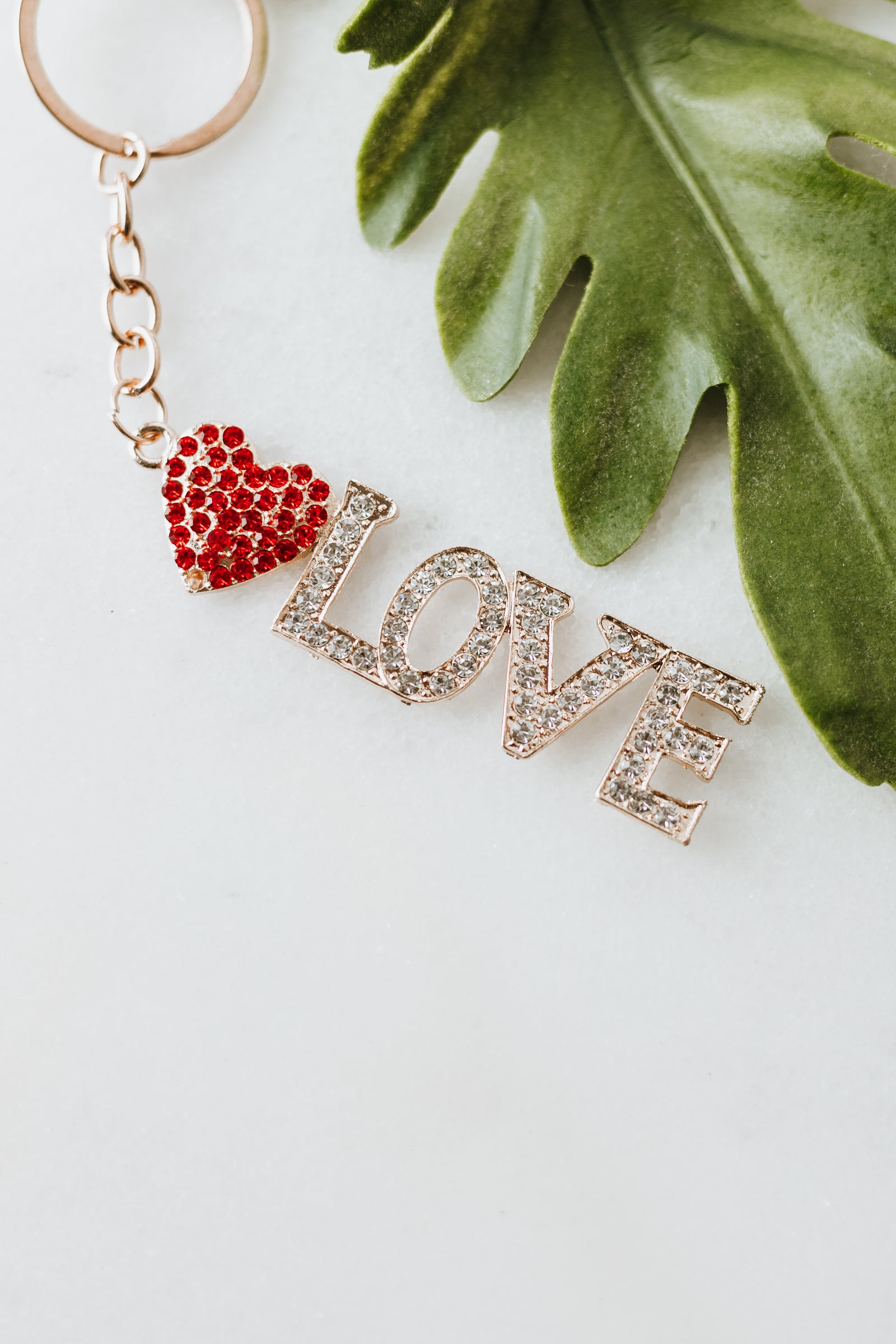 Love Key Chain With Heart