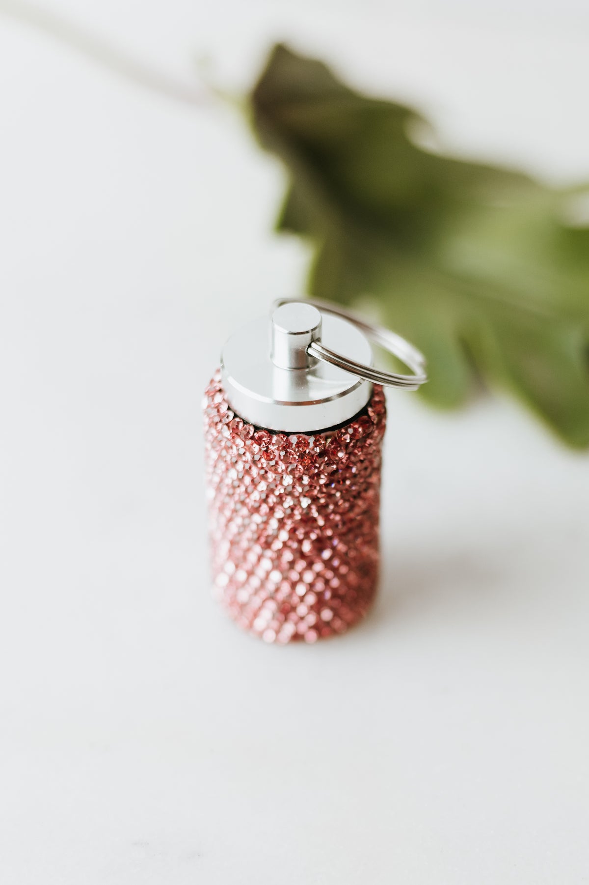 Cylinder Pill Holder Keychain