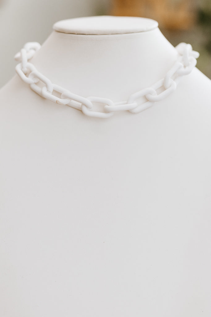 Large Smooth Linked Chain Necklace (SALE)