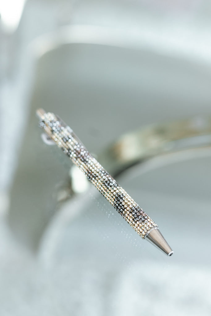 All Rhinestone Click Pen