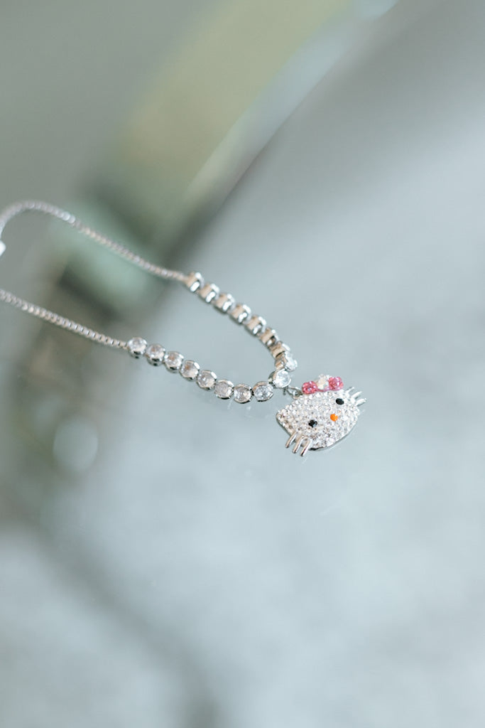 Hello Kitty Kids Rhinestone Toggle Bracelet