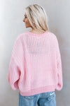 Crochet Heart Sweater with Zipper Detail