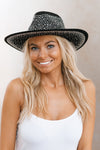 Rhinestone Crowd Faux Suede Cowboy Hat