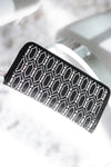 Rectangle & Square Mirror Rhinestone Wallet