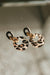 Double Link Leopard Earrings