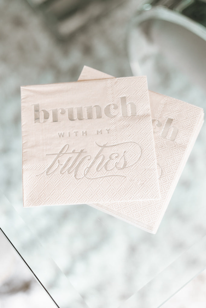 &quot;Brunch With My B&#39;s&quot; Napkins