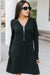 Front Zipper Long Sleeve Dress