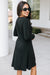 Front Zipper Long Sleeve Dress