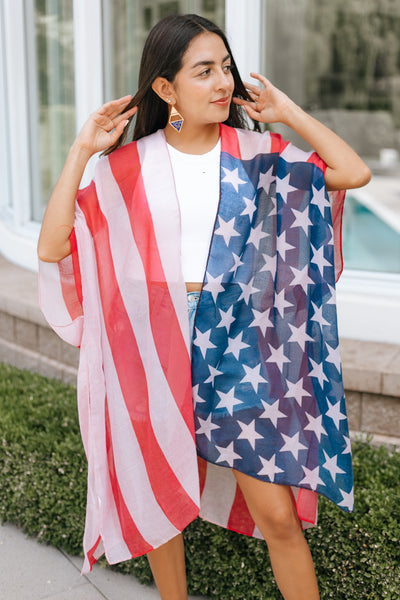 Stars & Stripes USA Kimono