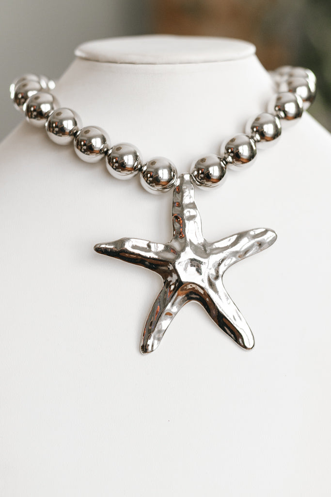 Large Bohemian Style Starfish Necklace