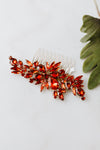 Skinny Almond, Teardrop & Circle Stone Hair Comb