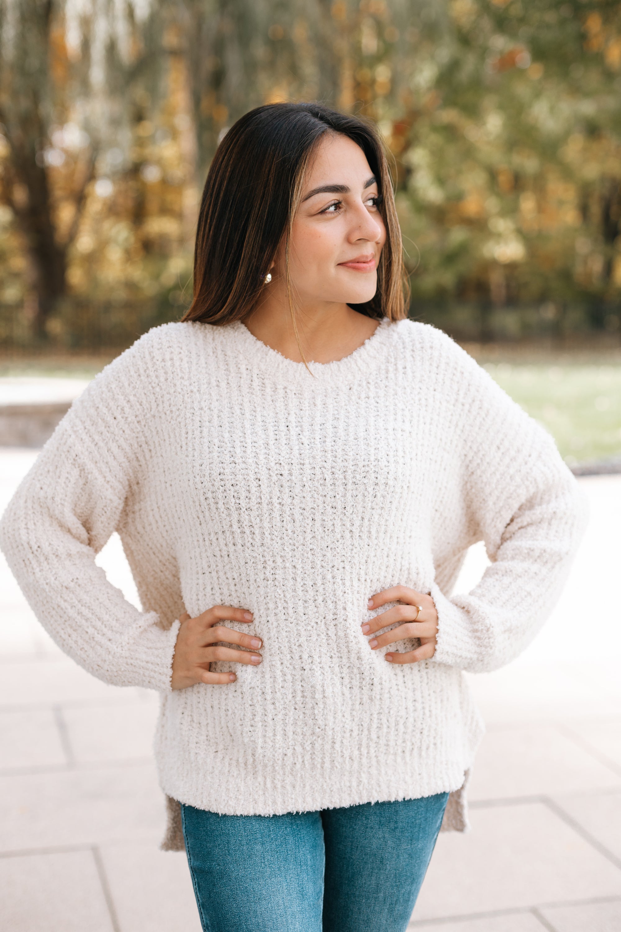 Nubby High Low Sweater (SALE)