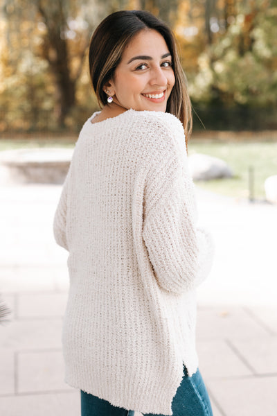 Nubby High Low Sweater