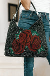 Roses & Rhinestones Handbag