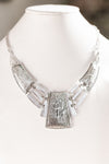 Metal Distorted Shape Necklace
