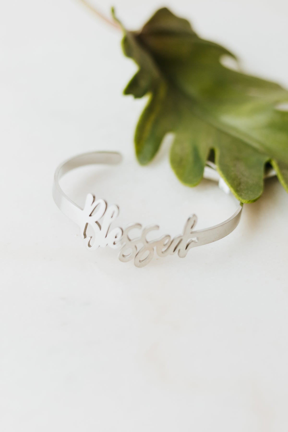 &quot;Blessed&quot; Cuff Bracelet