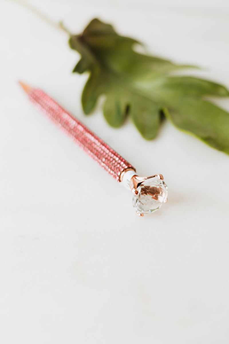 Rhinestone Pen with Diamond Top