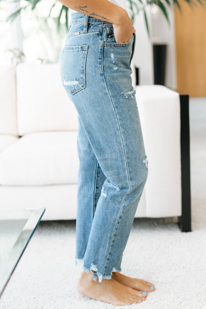 High Rise Classic Slim Straight Jean