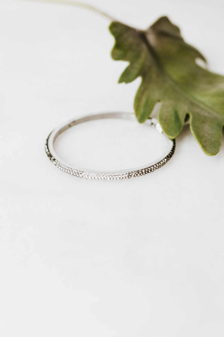 All Rhinestone Ombre Bangle