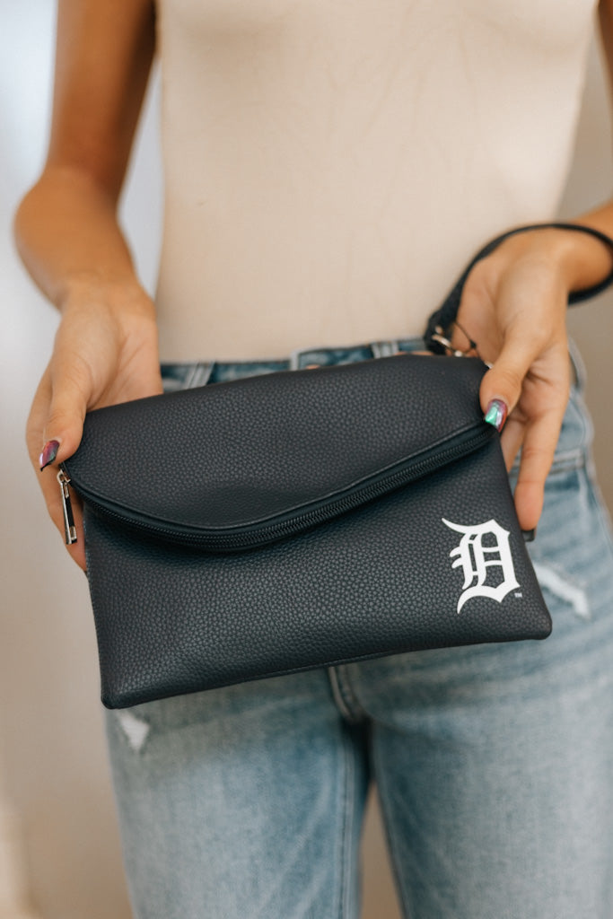 Detroit Tigers Fold Over Crossbody Purse