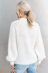 Mock Glitter Knitted Sweater