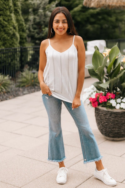 Rhinestone Rows Tank Top