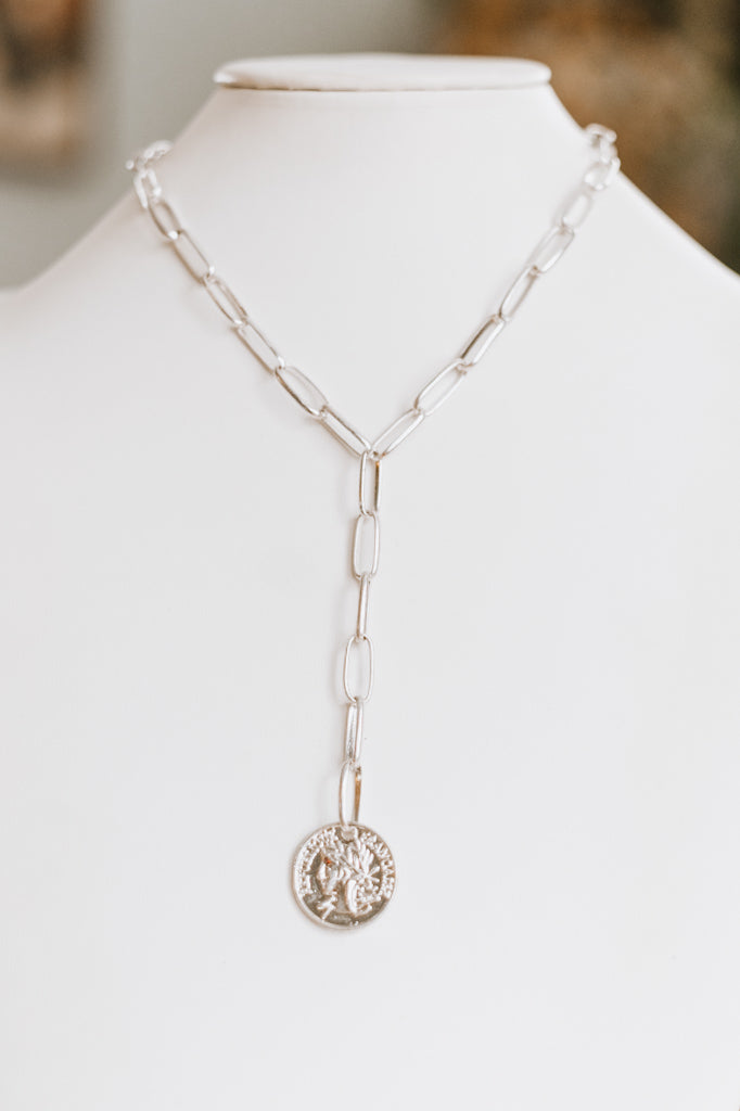 Coin Head Chain Necklace