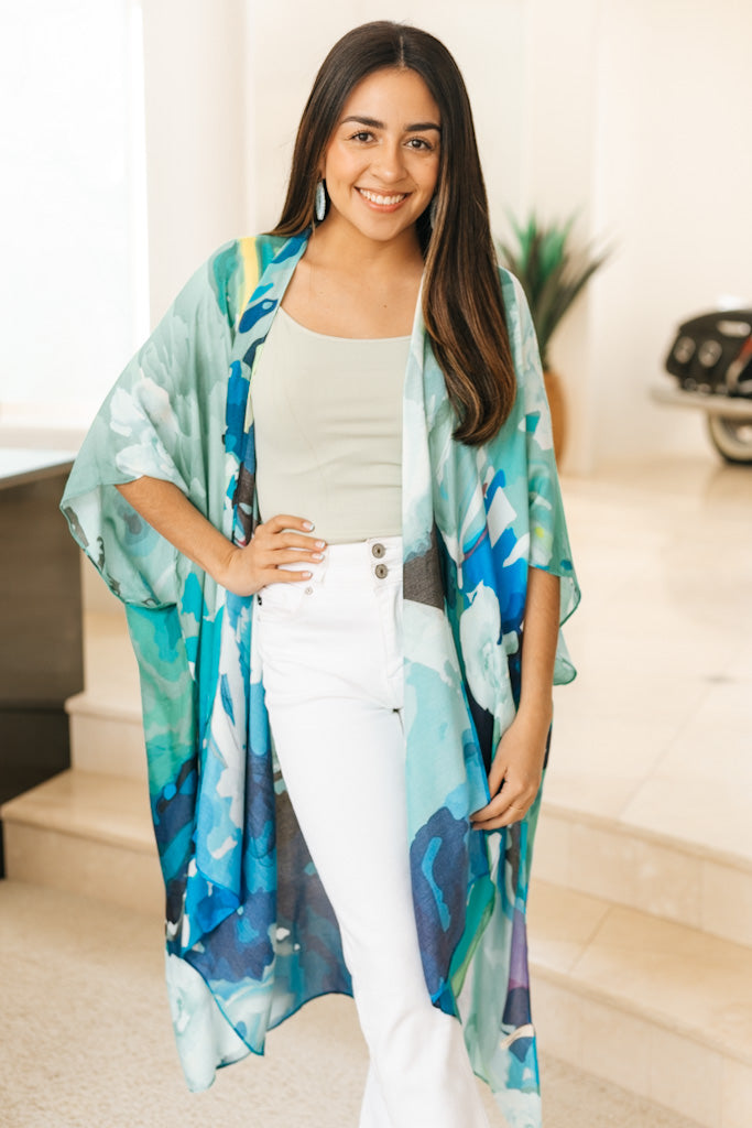 Aqua Dreams Kimono