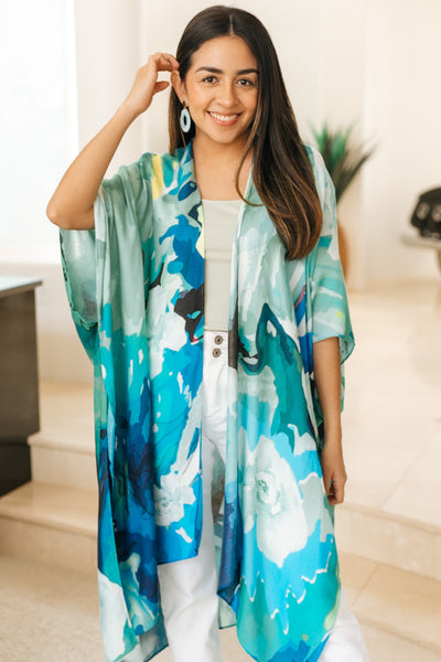 Aqua Dreams Kimono