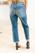 High Rise Slim Straight Leg Jean