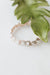 Skinny Baguette Rounded Rhinestone Trim Bracelet