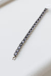 Oval Shape Stone Single Row Tennis Bracelet