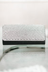 Rhinestone Baguette and Round Front Clutch