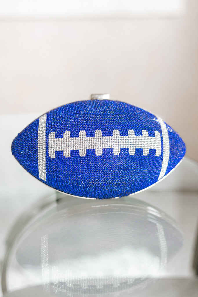 Rhinestone Football Purse