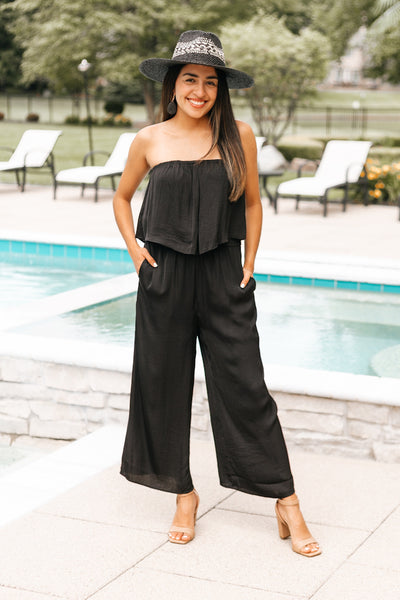 Layered Top Jumpsuit