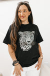 Rhinestone Leopard T-Shirt