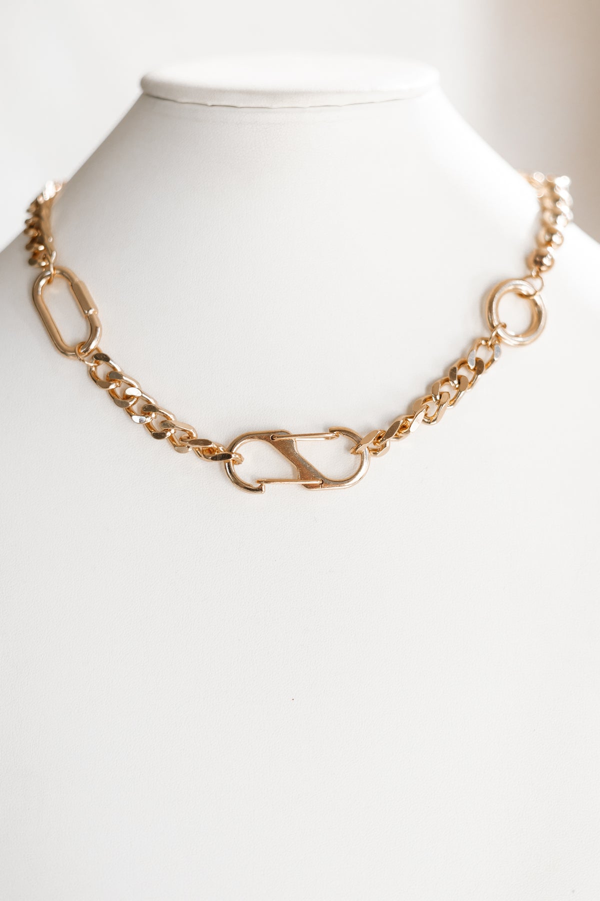 Detachable Bead &amp; Chain Necklace